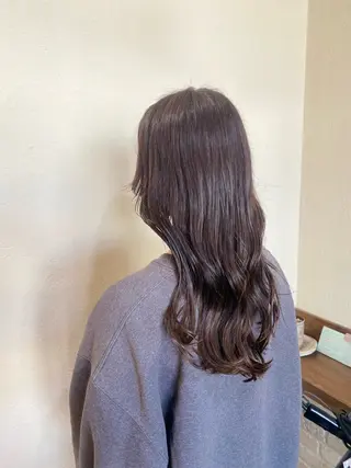 ロング Hair & Eyelash Riche所属・肥田 夕蘭のヘアスタイル
