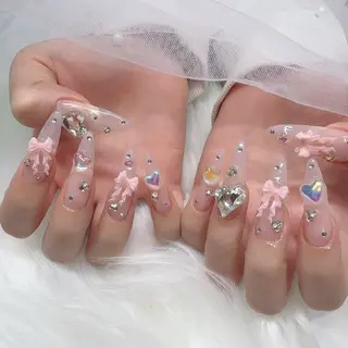 ロング m  nail 新石切のネイルデザイン