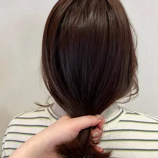 ミディアム ナチュラルヘア 🌱/久留米/あまのヘアスタイル