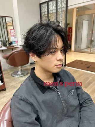 パーマ 佐々木瑠偉 /メンズ美容師のヘアスタイル