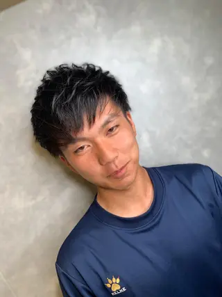 メンズ 吹田 駿 髪質改善縮毛矯正のヘアスタイル