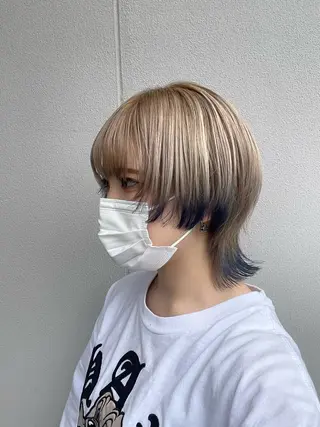 ミディアム カラー ヘアアレンジ APREKO SAYAKAのヘアスタイル