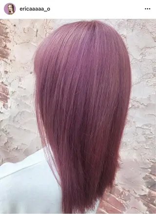 セミロング カラー 🩵小野 えりか🩷のヘアスタイル