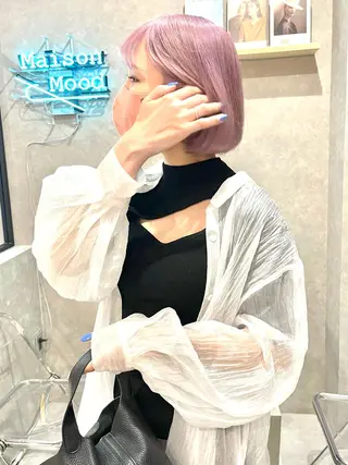 ショート カラー mood tatemachiのヘアスタイル