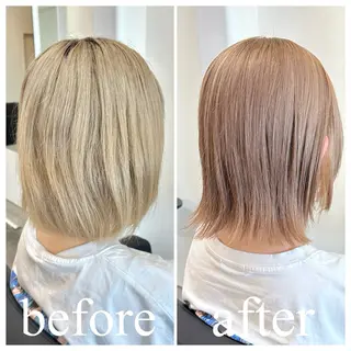 ミディアム カラー Nake所属・山本 駿介のヘアスタイル