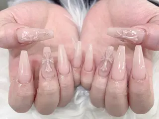 ネイル MoMoA Nail ネイル長さ出し専門店のネイルデザイン