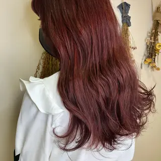 セミロング カラー 松佐 ゆかりのヘアスタイル