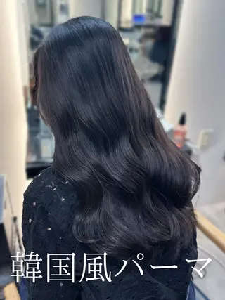 ロング 韓国風パーマ/ 韓国ヘア/大森千寛のヘアスタイル