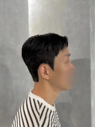 ショート パーマ メンズ 韓国メンズヘア/ ダウンパーマ/歩夢のヘアスタイル