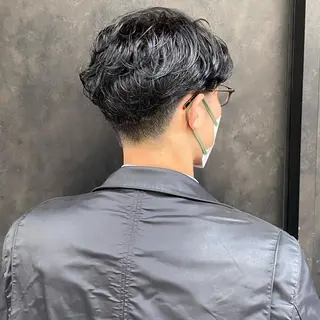 パーマ メンズ 比嘉 陽のヘアスタイル
