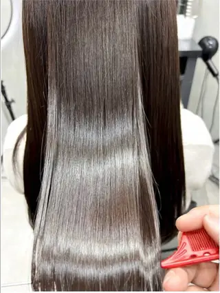 セミロング 濱川響太レディース カットモデルのヘアスタイル