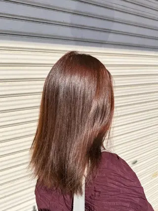 カラー 艶カラー×デザイン カラー特化/値賀大樹のヘアスタイル