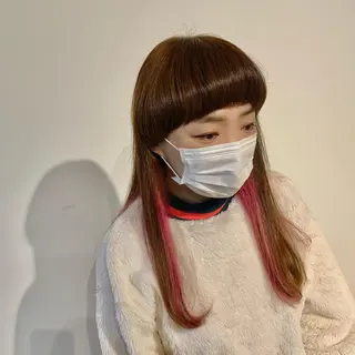 ロング カラー オカモト サキのマツエク・マツパデザイン