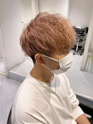 ミディアム カラー メンズ 【メンズサロン】 BLUCK 横浜のヘアスタイル