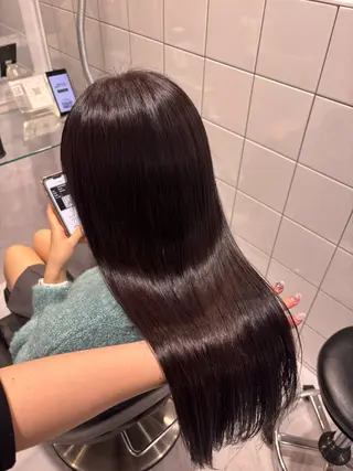 ロング カラー 髪質改善🩰透明感カ ラー🎀hinanoのヘアスタイル