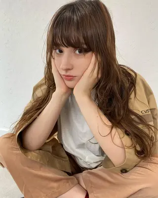 ロング カラー 柔らかいcolor 🌿harukaのヘアスタイル