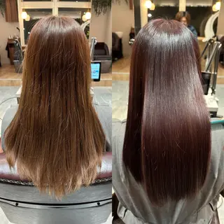 セミロング ✨美髪縮毛矯正✨ HIKARIのヘアスタイル