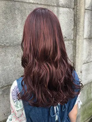 ロング カラー 佐久間 広祐のヘアスタイル