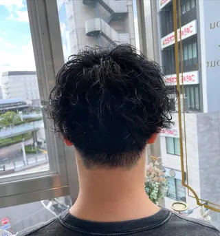 パーマ メンズ ボブ／パーマ 似合わせ⭕️ユウキのヘアスタイル