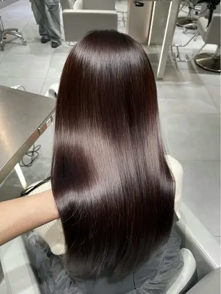 ロング カラー 田中 希のヘアスタイル