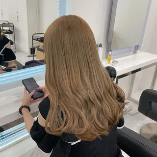 セミロング カラー 🌿透明感赤み消し Keishin🌿のヘアスタイル