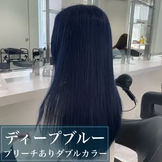 セミロング カラー ヘアアレンジ 🫧原宿艶ワンカラー /ダブルカラー🫧のヘアスタイル