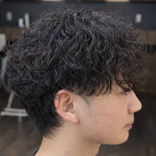 パーマ メンズ 男の理想を叶える🔥 メンズパーマ特化|関のヘアスタイル