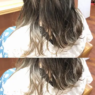 ミディアム カラー SALOWIN神戸三宮店所属・【美髪を叶える】中谷 彰宏（アキ)のヘアスタイル