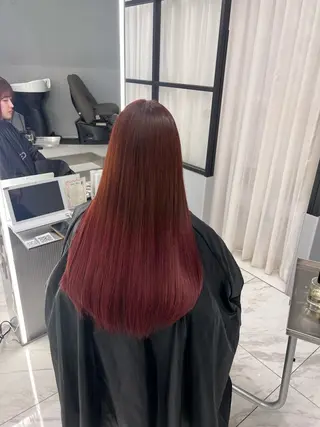 ロング カラー kayo/リタッチ モデル募集中✨のヘアスタイル