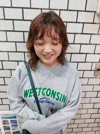 セミロング パーマ AIRI 🐈‍⬛のヘアスタイル