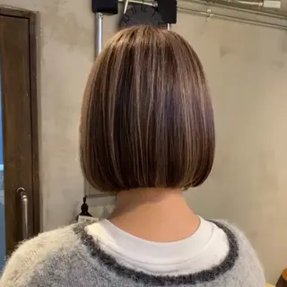 ショート カラー とびまつ /ショート/脱白髪染のヘアスタイル