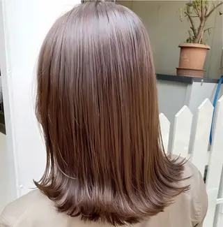 ミディアム 💎レイヤー×顔周り カット💎杉原のヘアスタイル