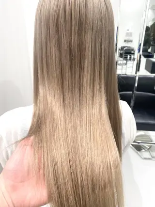 カラー ロング 銀座店長🌟 片山雄太のヘアスタイル