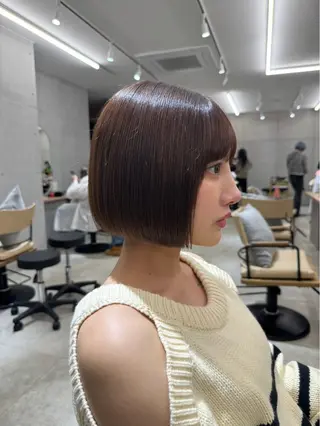 ショート sand池袋所属・似合わせボブカット ISAKIのヘアスタイル