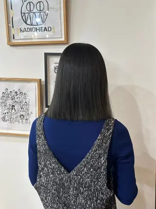 ミディアム カラー 磯　亜由香🌼 ブリーチ/ボブカットのヘアスタイル