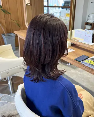 ミディアム カラー フラム所属・WATANABE MISAKIのヘアスタイル