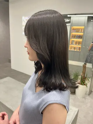 ミディアム カラー GO TODAY SHAiRE SALON 町田店所属・🫧大森 知夏🫧のヘアスタイル
