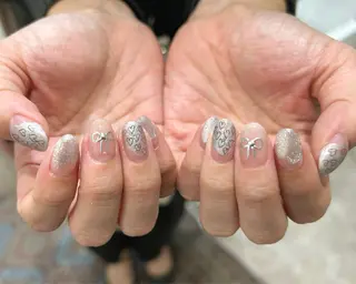 ネイル 0203ムニムサン 💙Mihoのネイルデザイン