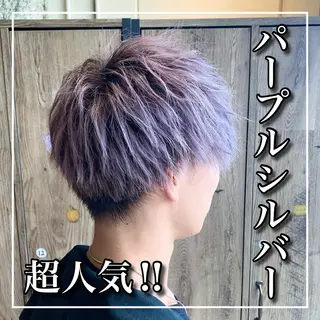 ショート カラー パーマ ヘアアレンジ ワダ カイのヘアスタイル