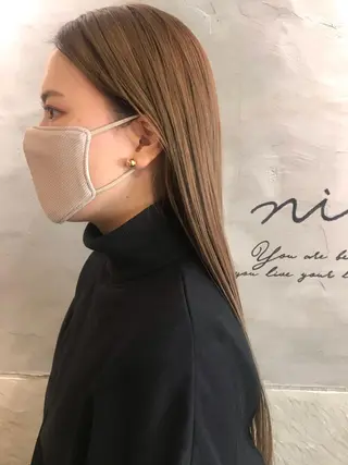 ロング さの あやねのヘアスタイル