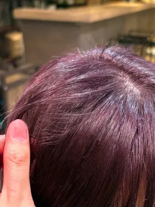 カラー 上野 恵子のヘアスタイル