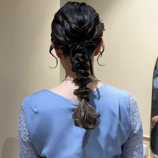 ロング ヘアアレンジ 🫧tomoka 透明感カラー🫧のヘアスタイル