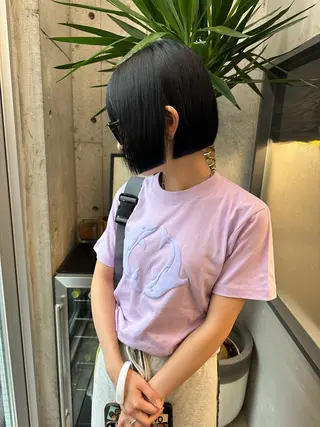 ショート カラー ボブ/似合わせカット /ニュアンスカラーのヘアスタイル