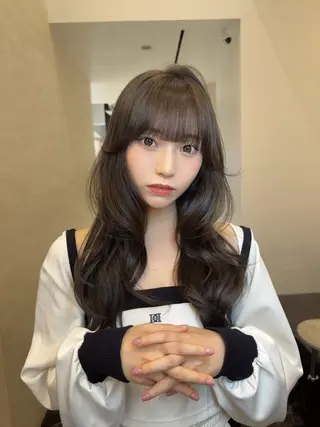 ロング 韓国ヘア🇰🇷 YURIYAのヘアスタイル