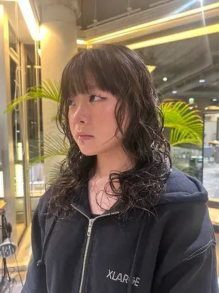 ロング 渚音 nanoのヘアスタイル