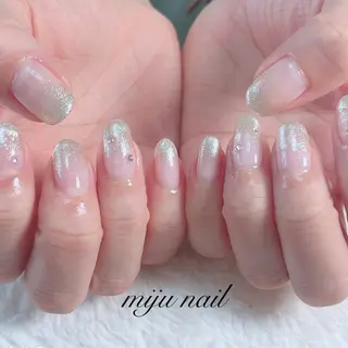 ネイル ❁miju nail 大人上品/自爪育成のネイルデザイン