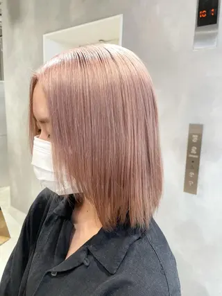 ショート カラー ブロンド×ハイトーン /遠藤将太のヘアスタイル