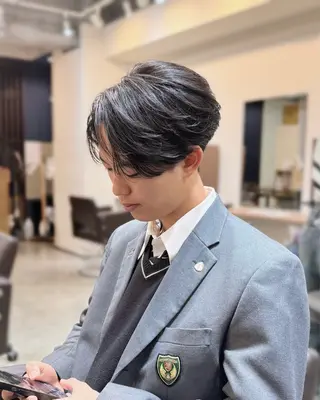 ショート カラー メンズ 💈メンズカット💈 No.1💈坂元のヘアスタイル