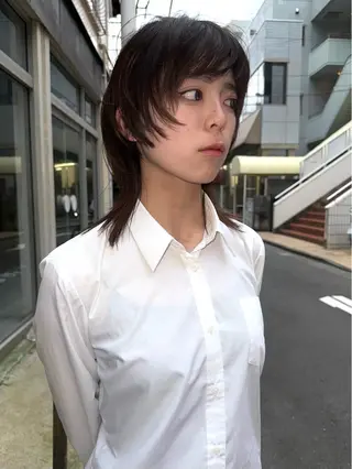 ミディアム レイヤー/ボブ/ パーマ/Riku🪐のヘアスタイル