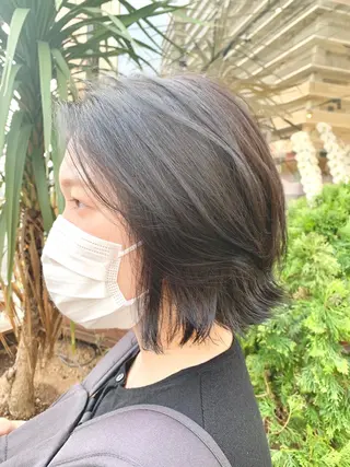 ショート 似合わせカラー/艶 髪質改善/ヨシザキのヘアスタイル